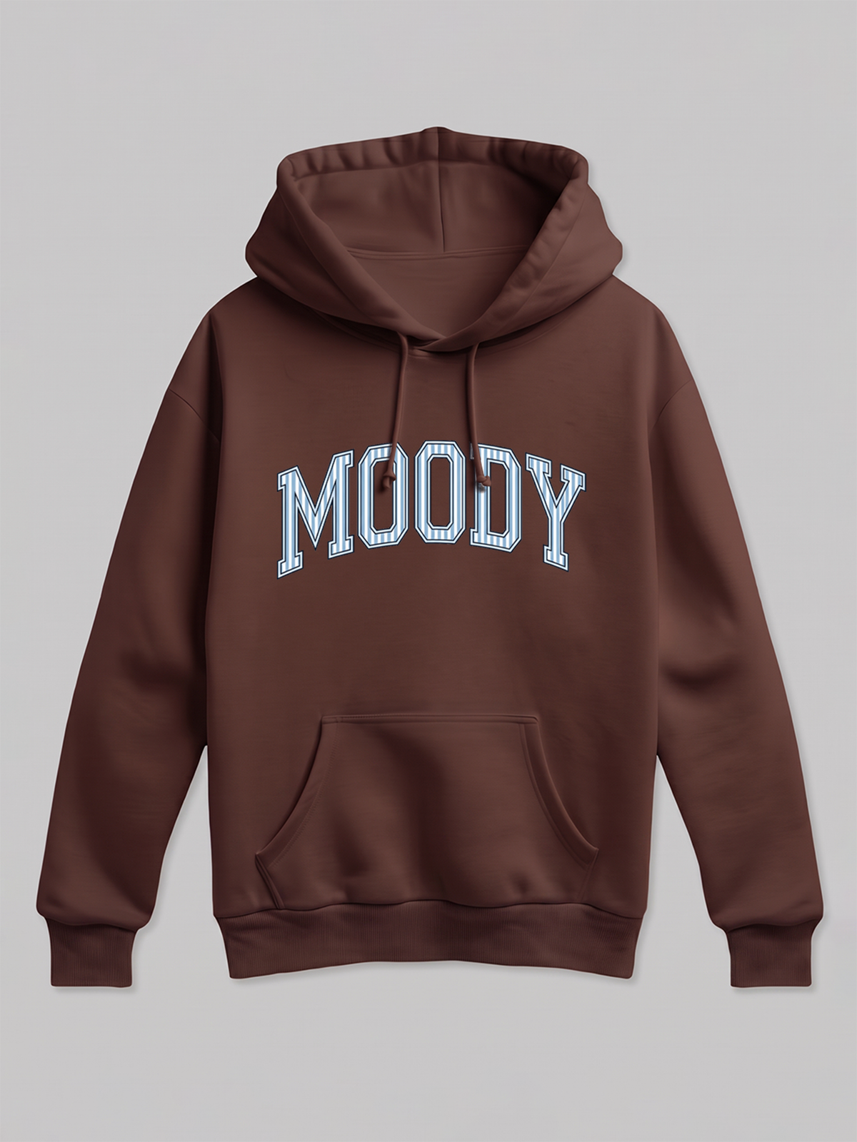 Moody Brown Hoodie - I